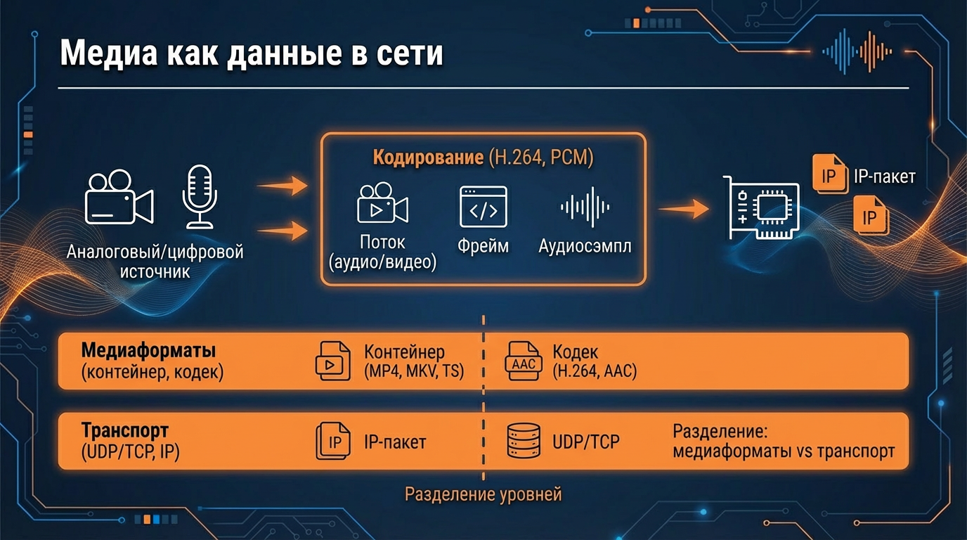 Медиа как данные в сети