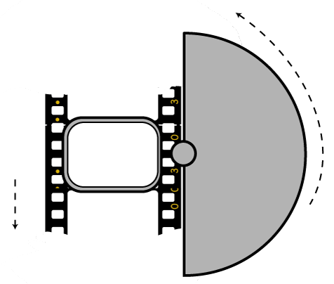 Рисунок 5. Обтюратор 180 градусов.