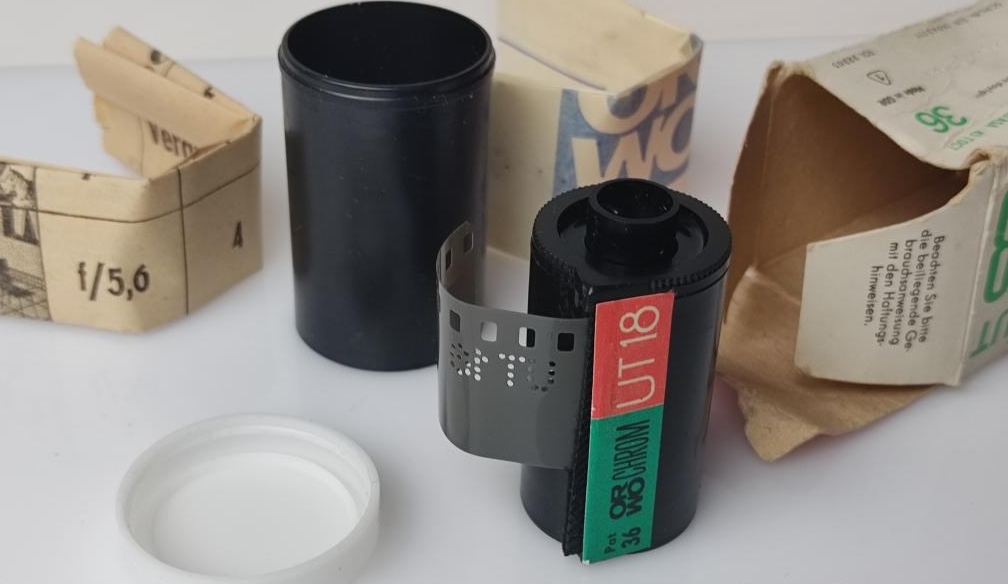 Рисунок 9. Цветная фотопленка, чувствительность 18 ISO.